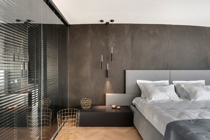 KIMHI DORI -  תאורה מעוצבת בחדר השינה - בית פרטי